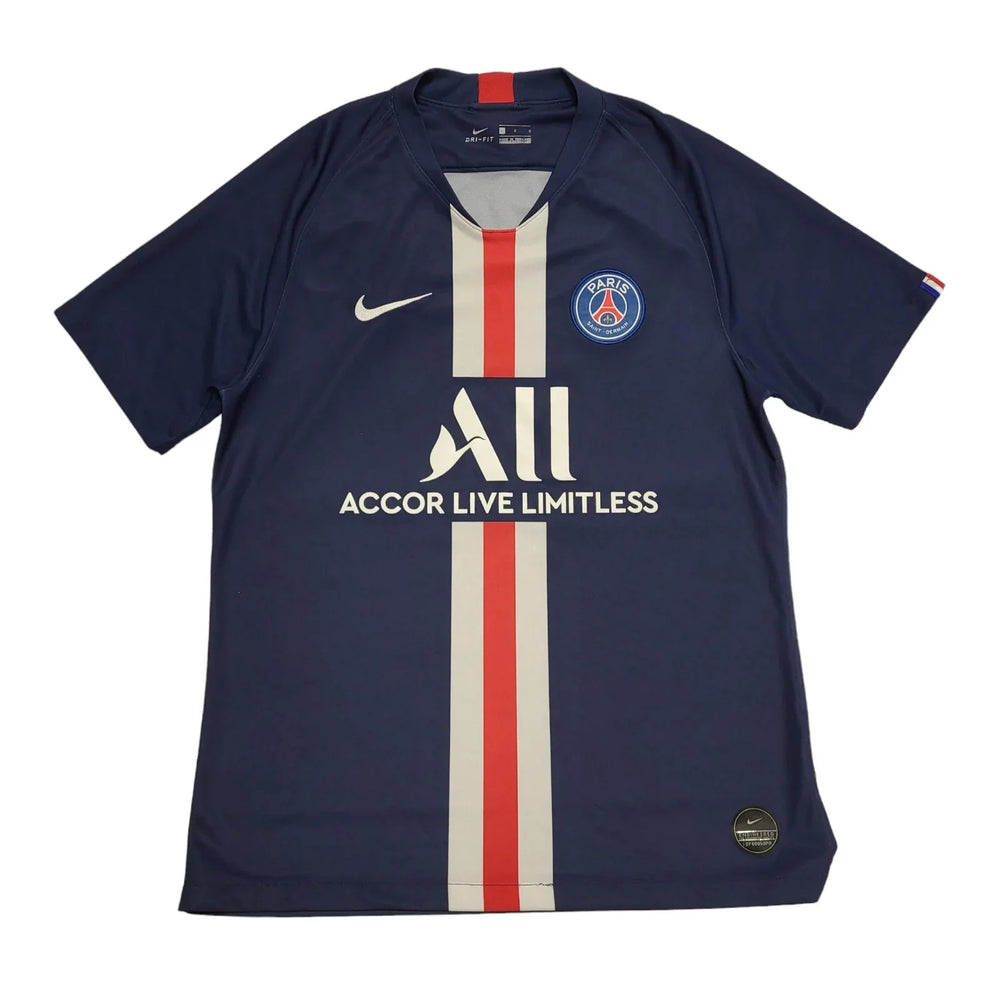 Paris Saint Germain 2019 Nike Dri-Fit Navy Blue  Football Shirt UK Men's L CC913
