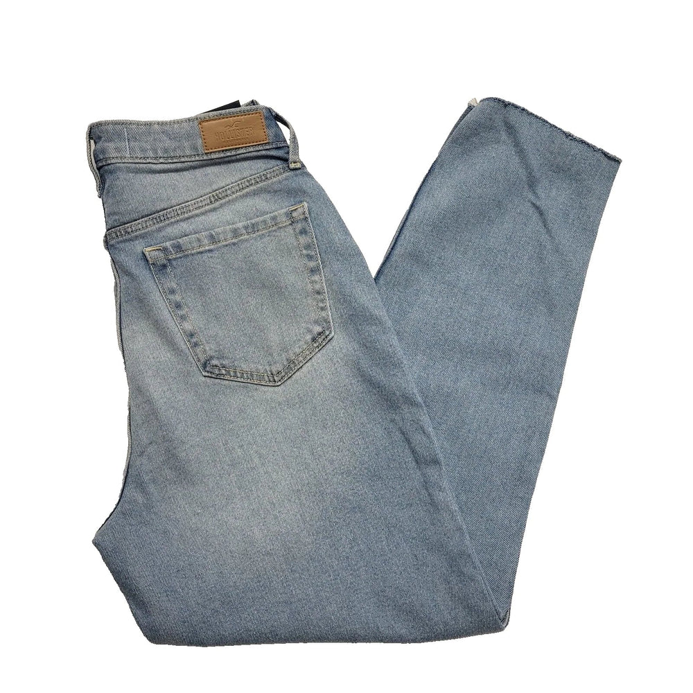 Hollister Blue Curvy Ultra High Rise Jeans Uk Women's M 10 W27-28 L27 Bnwt K753
