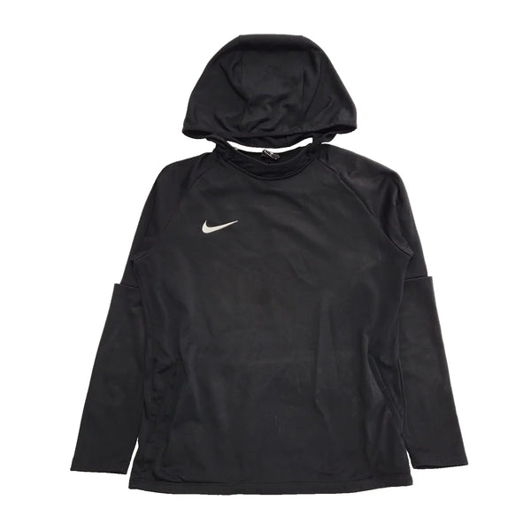 Nike Dri-Fit Black L/Sleeve Hooded Tracksuit Top UK Men's Medium K71