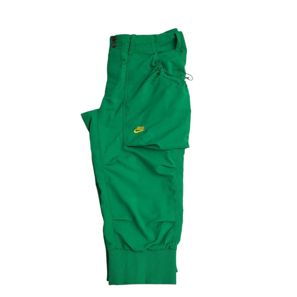 Nike Green 3/4 Tracksuit Bottoms/Joggers UK Women's Size 10 W32 L19 FF98