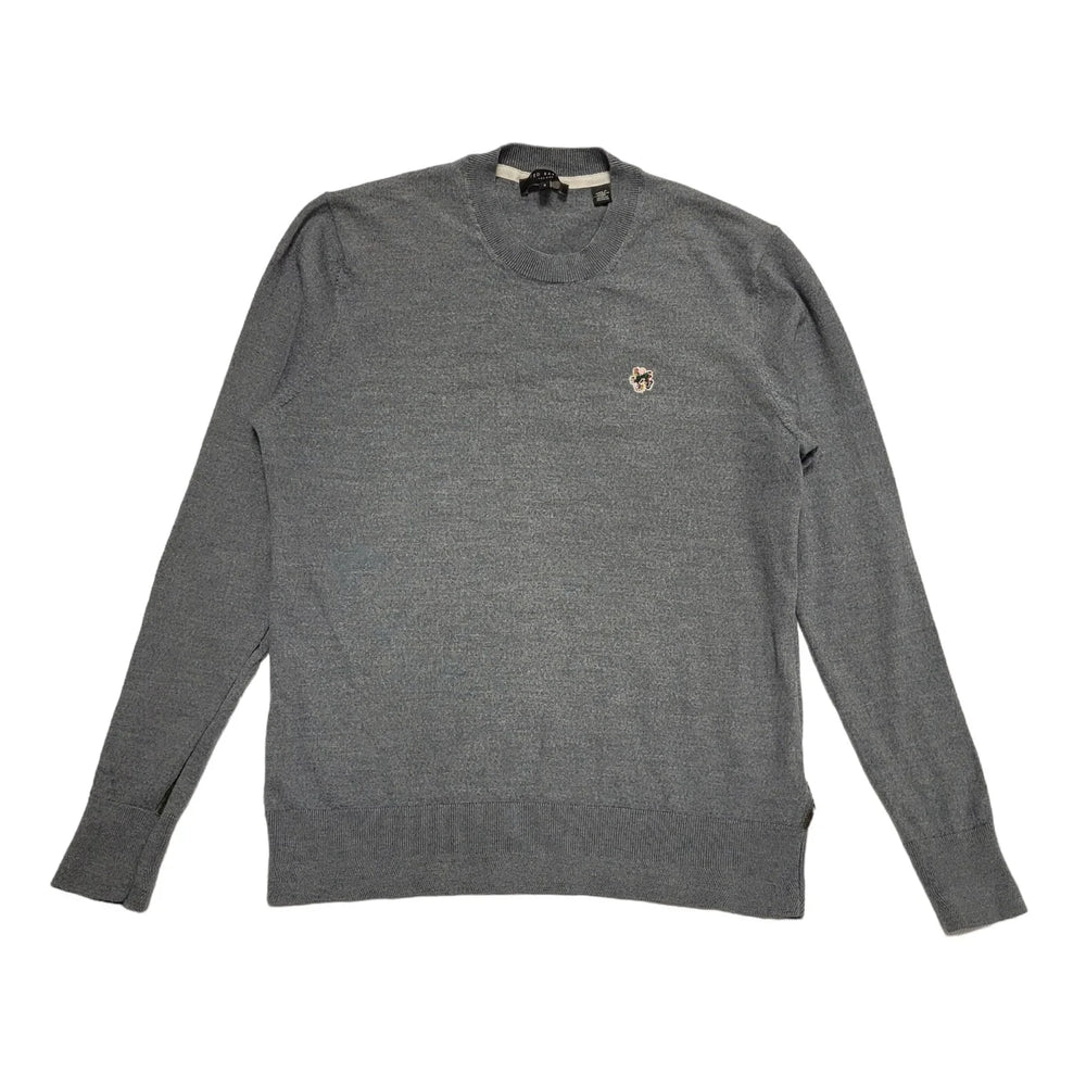 Ted Baker Grey Jumper Long Sleeve Crew Neck Mens UK S CC190