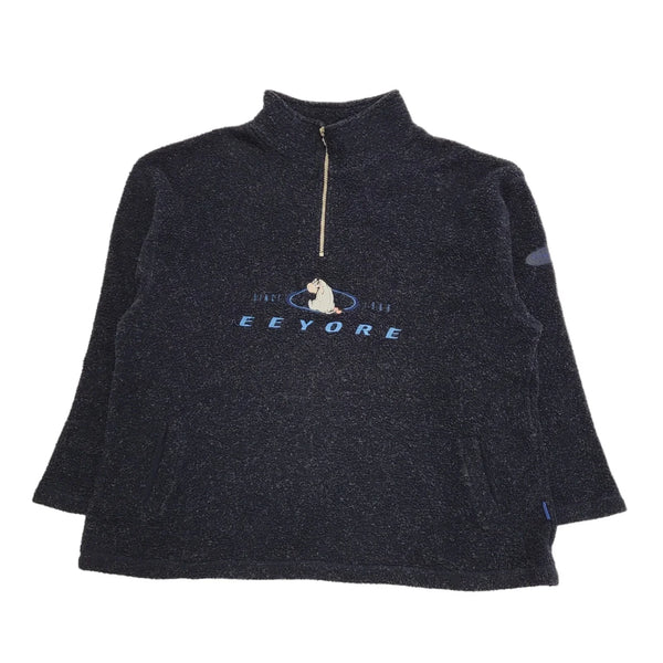 The Disney Store Navy Blue 1/4 Zip Fleece Jacket Men's Uk xL Eu 56 H443