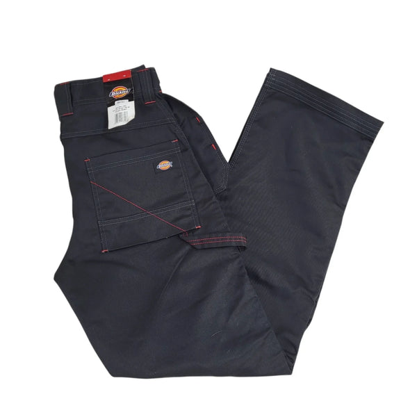Dickies Black Straight Cargo Style Work Trousers Uk Men's S W30 L32 Bnwt L717