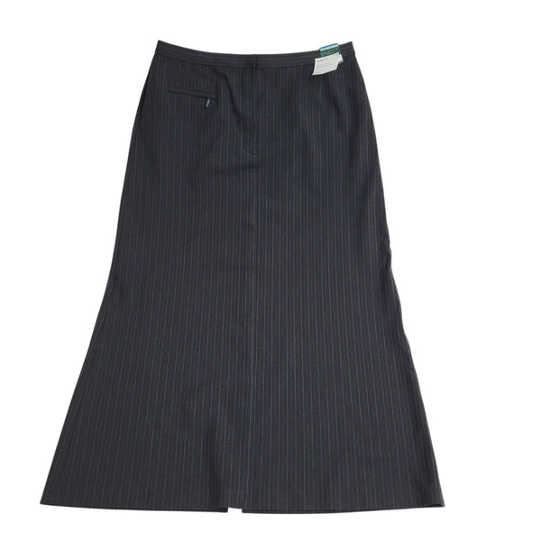 Marks & Spencer Skirt Bnwt Black Striped Uk Women's Size 14 W32 L824