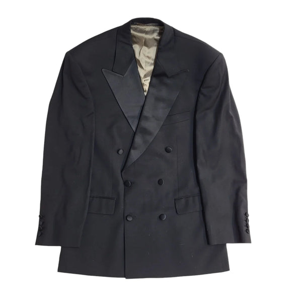 Marks & Spencer Black 90's Blazer Suit Jacket UK Men's Size M 38"
