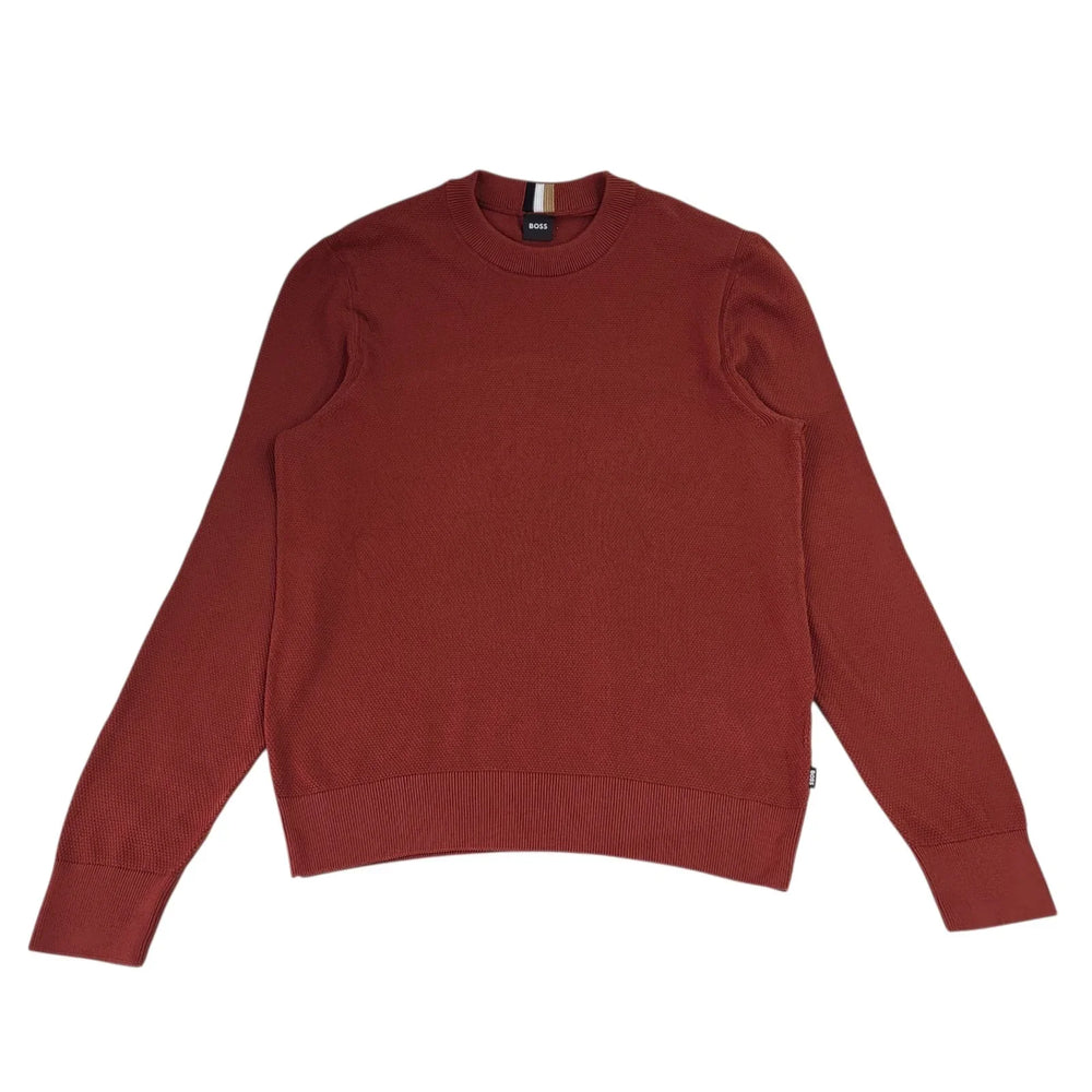 Hugo Boss Red Crew Neck Jumper Uk Men's Size M L743